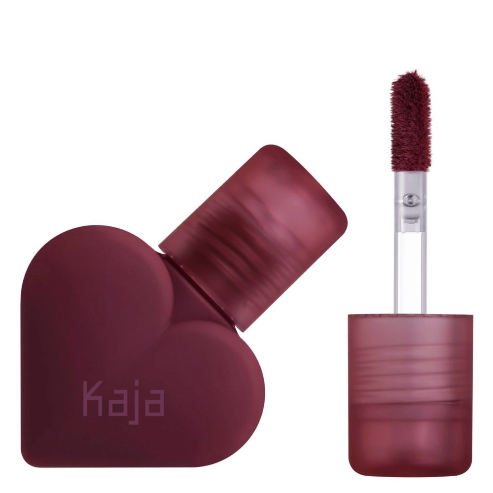 Kaja Heart-Shaped lightweight lip mousse in shade CALL ME